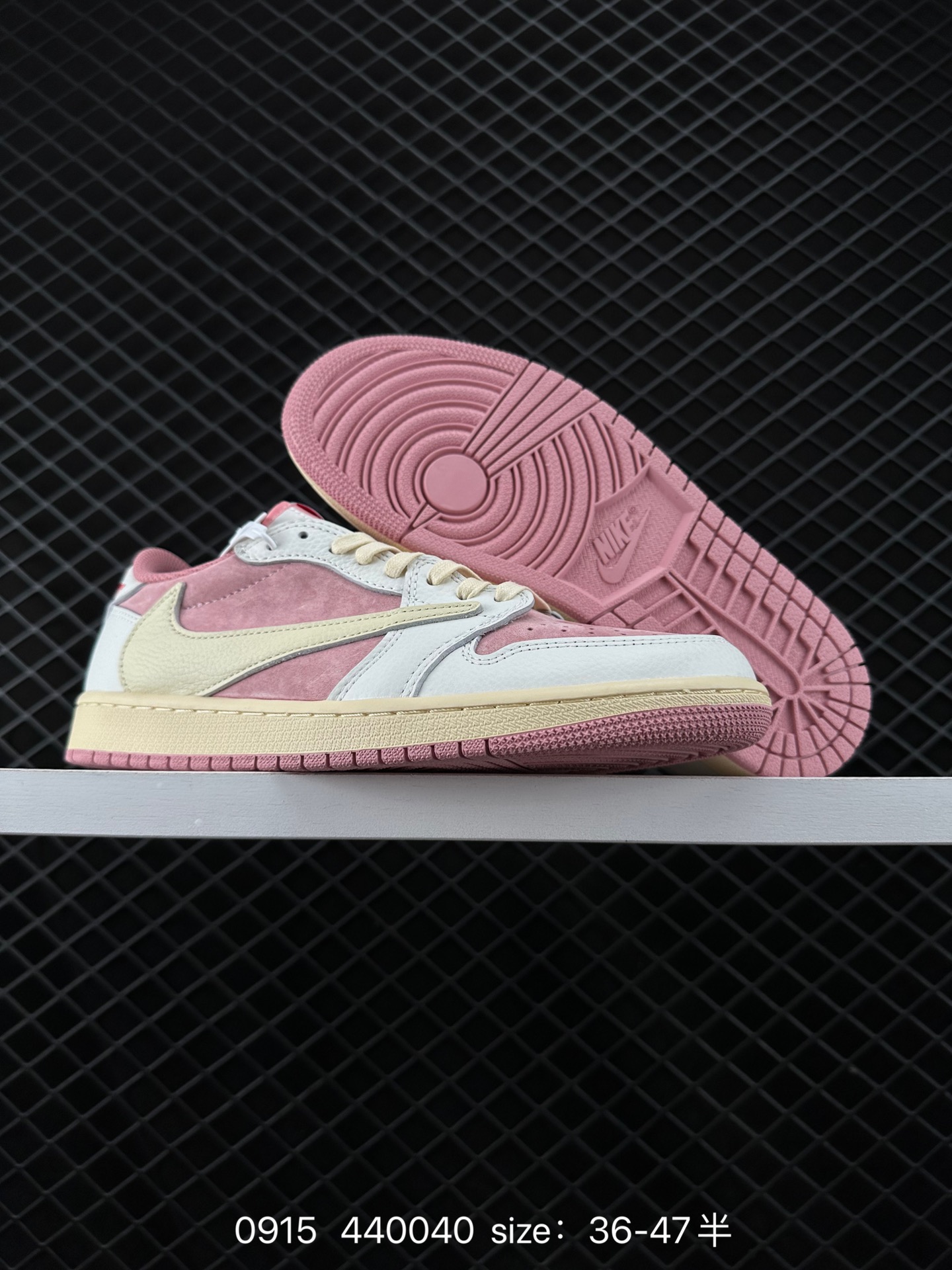 fragment design x Travis Scott x Nike Air Jordan 1 Low OG SP”Black/Green Toe“